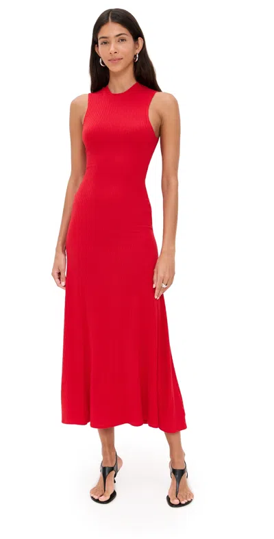 Le Bop Sleeveless Hattie Dress Crimson In Red