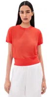 Le Bop Talia Tee Flame In Orange