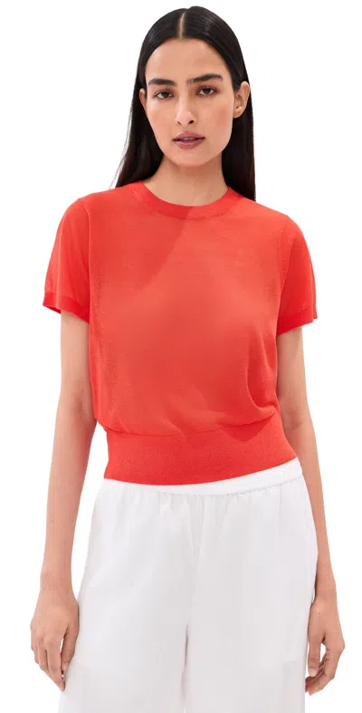 Le Bop Talia Tee Flame In Orange