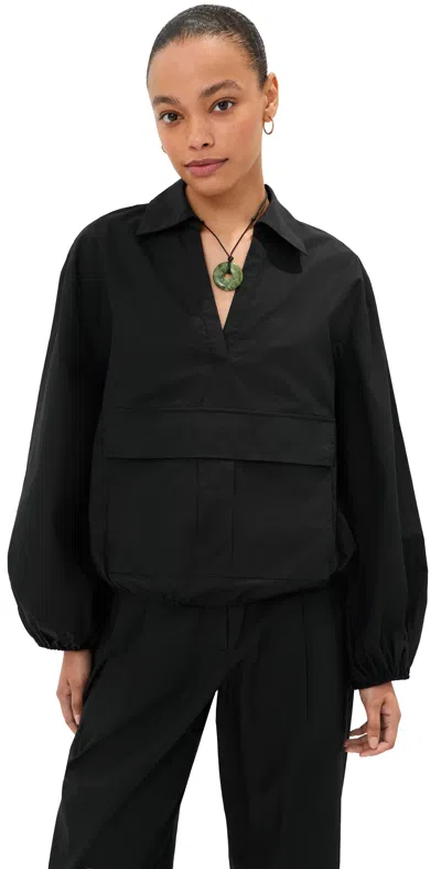 Le Bop Tate Poplin Pullover Black