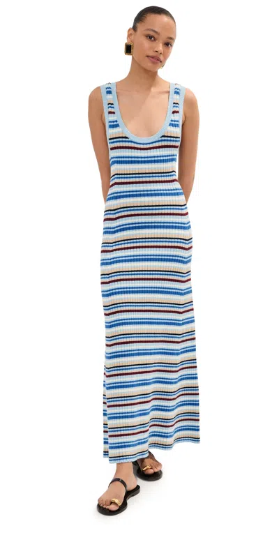Le Bop Teller Dress Sky Multi Stripe