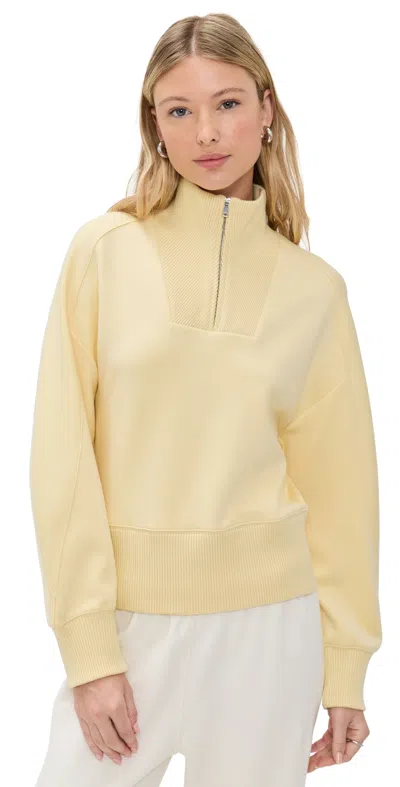 Le Bop Thea Quarter-zip Pullover Butter Yellow