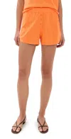 Le Bop Track Shorts Papaya In Orange