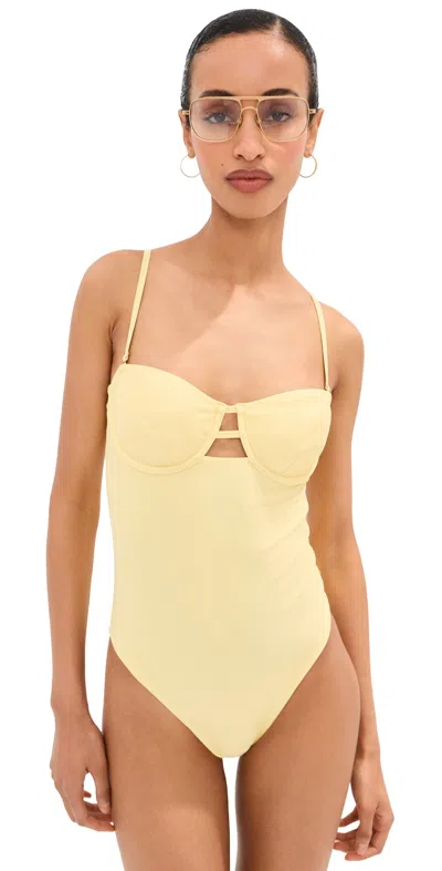 Le Bop Underwire One Piece Mellow Yellow