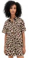 Le Bop Utility Dress Leopard In Brown