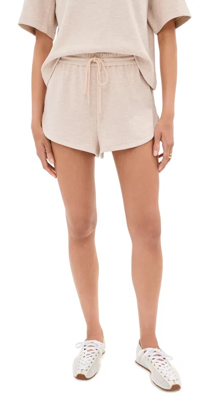 Le Bop Valerie Shorts Heathered Oat In Neutral