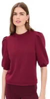 Le Bop Vivi Sweatshirt Merlot In Burgundy