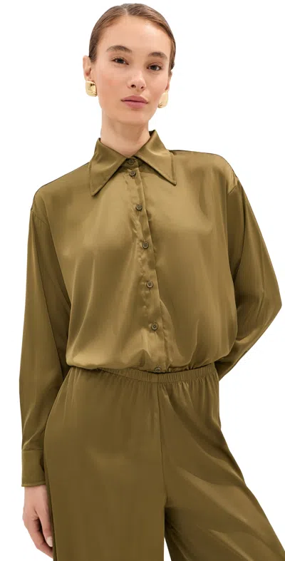 Le Bop Winnie Bodysuit Olive In Green