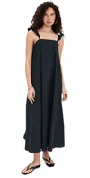Le Bop Yvonne Ruffle Strap Dress Black