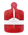 Le Cadeaux Garnet Cheese Board Gift Set In Red
