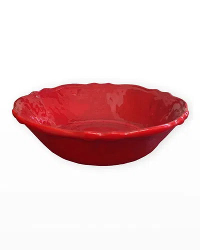Le Cadeaux Garnet Salad Bowl In Red