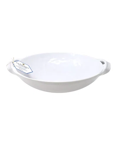 Le Cadeaux Large Two-handled Bowl In Bianco