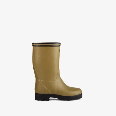 Le Chameau Children's Petite Aventure Neoprene Lined Wellington Boot In Multi