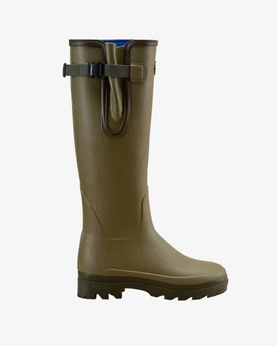 Le Chameau The Imperfect Women's Vierzonord Neoprene Lined Wellington Boot In Green