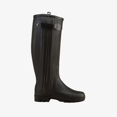 Le Chameau Women's Chasseur Neoprene Lined Wellington Boot In Black