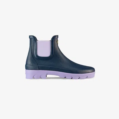 Le Chameau Women's Nomade Jersey Lined Chelsea Boot In Blue