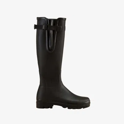 Le Chameau Women's Vierzon Jersey Lined Wellington Boot In Black