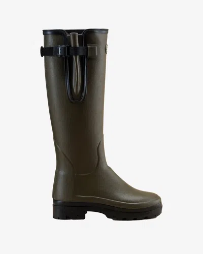 Le Chameau Women's Vierzonord Neoprene Lined Wellington Boot In Green