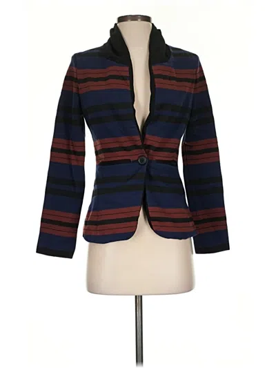 Pre-owned Le Chateau Blazer Jacket In Blue