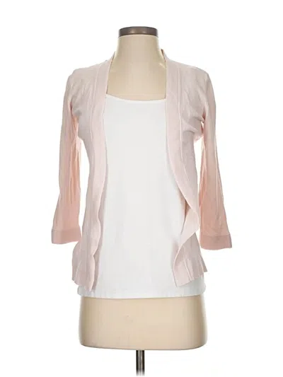 Pre-owned Le Chateau Cardigan Sweater In Pink