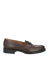 Le Claire Woman Loafers Brown Size 8 Leather In Brown