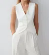 Le Cle The Vie Waistcoat In White