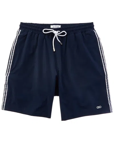 Le Club Hybrid Long Swim Trunk In Blue