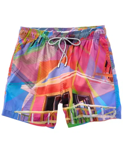 Le Club Mb Tower 2 Swim Short In Multi