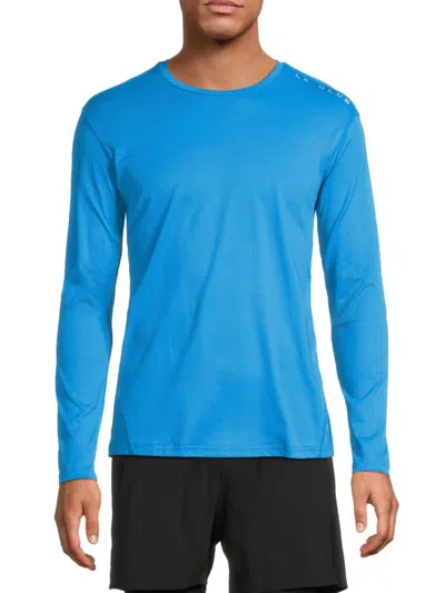Le Club Original Men's Abaco Long Sleeve Rashguard In Royal Blue