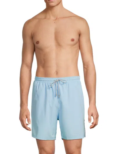 Le Club Original Men's Hybrid Drawstring Swim Shorts In Baby Blue