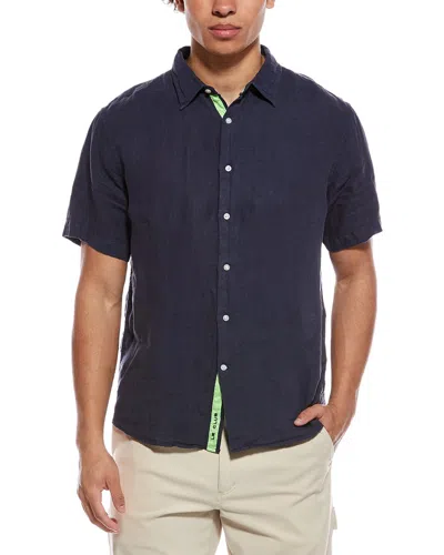 Le Club Peter Linen Shirt In Blue