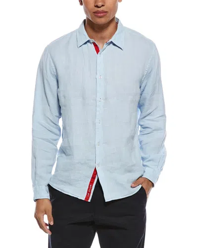 Le Club Peter Linen Shirt In Blue