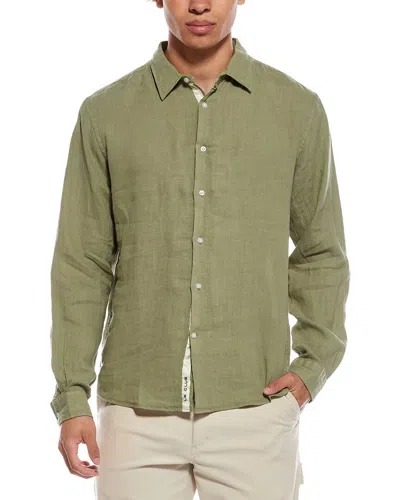 Le Club Peter Linen Shirt In Green