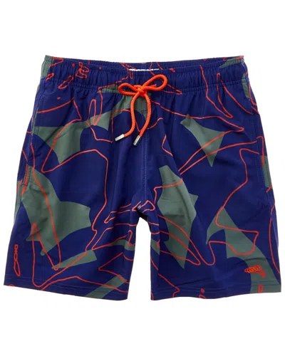 Le Club Quest Mid Swim Short In Blue