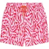 Le Club Resortwear 4.25" Le Club 4 Way Stretch Mens Swim Trunk In Pink