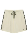Le Club Resortwear 7" Le Club Mens Swim Trunk In Beige Hybrid