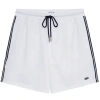 Le Club Resortwear 7" Le Club Mens Swim Trunk In White