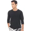 Le Club Resortwear Spf 50 Le Club Mens Rashguard In Black