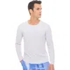 Le Club Resortwear Spf 50 Le Club Mens Rashguard In Gray