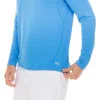 Le Club Resortwear Spf 50 Le Club Mens Rashguard In Royal