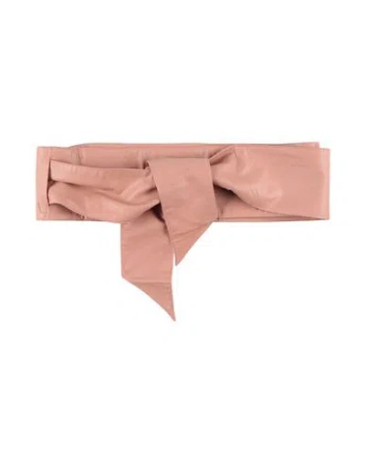 Le Coeur Twinset Woman Belt Pastel Pink Size M Synthetic Fibers