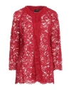 Le Col Woman Blazer Red Size 8 Nylon, Viscose In Red