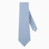 Le Colonel Men's Blue Arctic Italian Wool Tie
