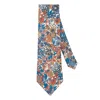 Le Colonel Men's Blue / Brown Liberty Blue Margaret Tie In Multi