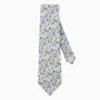 Le Colonel Men's Blue Liberty Eloise Chardon Tie