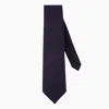Le Colonel Men's Blue Midnight Italian Wool Tie