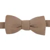 Le Colonel Men's Brown / Neutrals Latte Italian Wool Bow Tie