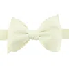 Le Colonel Men's Gold Champagne Silk Bow Tie In Gold