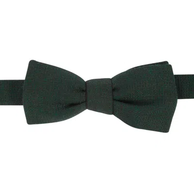 Le Colonel Men's Green Cyprus Italian Wool Bow Tie