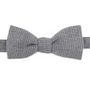 Le Colonel Men's Grey Houndstooth Bow Tie